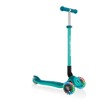 Paspirtukas Globber Primo Foldable Plus Lights / Emerald Green