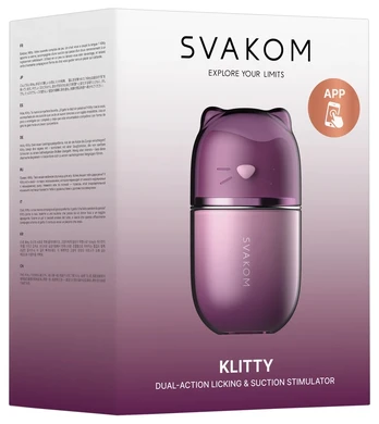Svakom Klitty oro bangų klitorio stimuliatorius, levandų spalvos