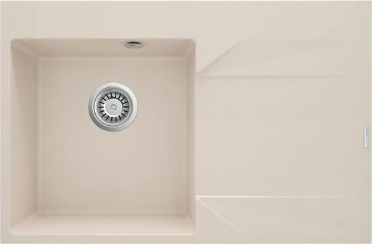 1-bowl granite sink with drainer - right