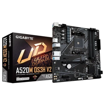 GIGABYTE A520M DS3H V2 AM4 DDR4 Micro