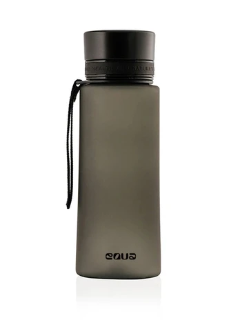 Plastikinė gertuvė EQUA „Matte Black“, be BPA, 600ml