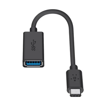 USB-C į USB 3.0 Moteris Adapteris - BELKIN - Juodas - OTG - 3A - 5 Gbit/s