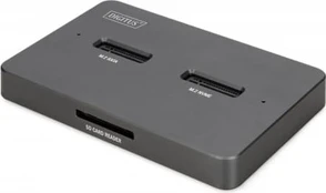 DIGITUS Docking USB-C->NVMe SSD,SATA SSD, SD