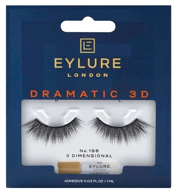 Priklijuojamos blakstienos Eylure Dramatic 3D No.196, 1 ml