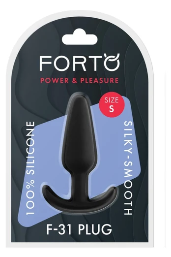 FORTO F-31 Plug Small Black Premium Silicone Flexible Base