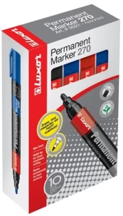 Permanentinis žymeklis Luxor 3521/10, 1 - 3 mm, juoda kaina