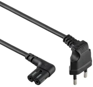 CABLE POWER EU 1M/ANGLED PC-184L GEMBIRD kaina