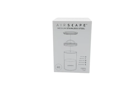 Airscape® Nerūdijantis plienas-Aromabehälter mittel, baltas matt