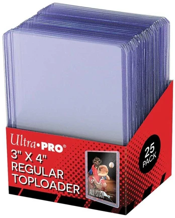 Ultra Pro UP - Toploader - 3" x 4" Clear Regular (25 vnt)