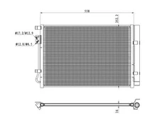 NRF NRF 350492 Air conditioning condenser