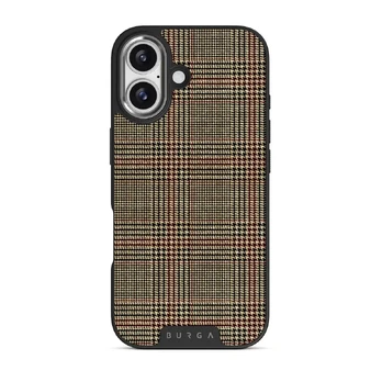 Favorite Coat - Plaid iPhone 17 Case, Elite Dark (MagSafe) / Silver