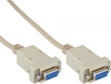 InLine DB-9 - DB-9, 10m, Pilkas (12226C)