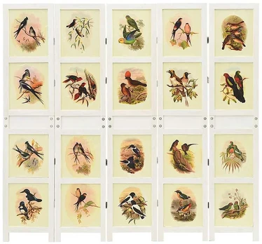 Romdivider Panel Balta 212 x 165 cm MDF plokštė
