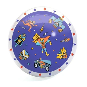 Djeco Žaislinis kamuolys - Superherojai (22 cm ø)