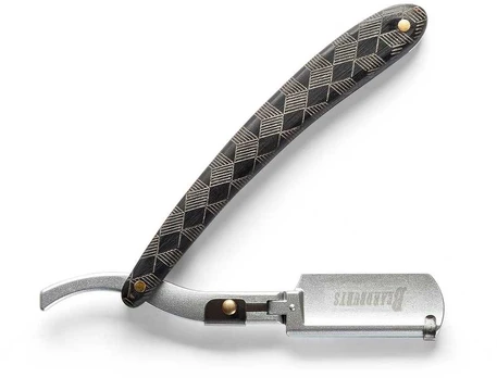 Beardburys Razor Master Double Juodas nerūdijančio plieno skustuvas