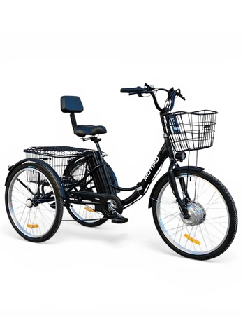 Triratis elektrinis dviratis Motiro M24 250 W 36 V 10.4 Ah