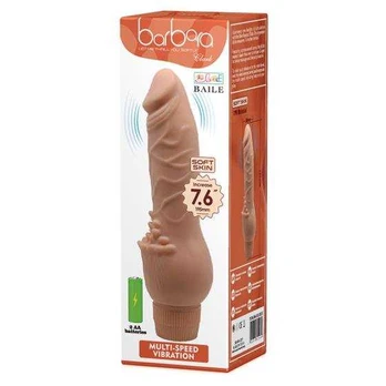 LYBAILE Barbara Clark Multi Speed Real Vibrator 19,5 cm Flesh