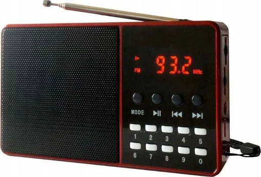 Radio DARTEL RD-180 raudona
