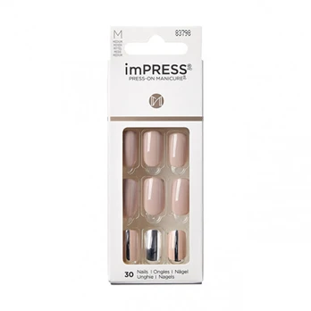 KISS - Lipnūs nagai IMPRESS Cloudy 30 vnt