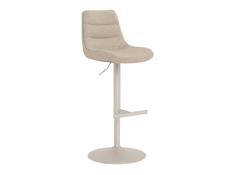 Adisa bar stool, Seat beige Basel 24, Base steel matt grey, 2-Pack