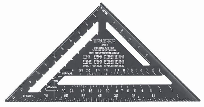 Truper aliuminio dailidės kampainis 12 "(305 mm)