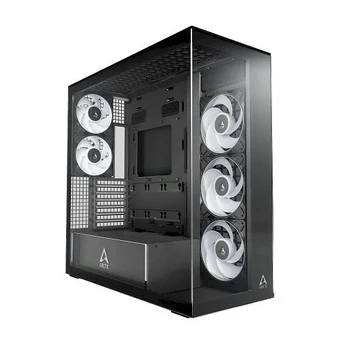 ARCTIC Xtender Juodas Clear Glass | PC-Gehäuse