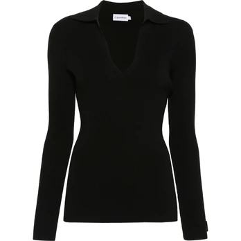 Megztinis moterims, Juoda, Pullover sweater
