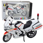 Žaislinis motociklas Lean Toys Model Replica, 1:12, balta kaina