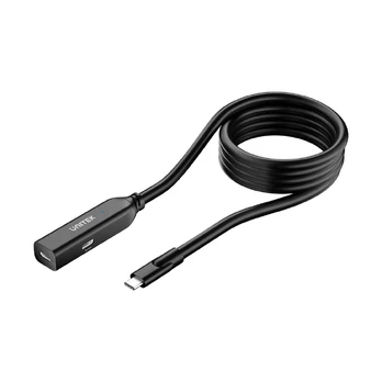 USB kabelis Unitek USB-C - USB-C 5 m juodas (U1335ABK01)