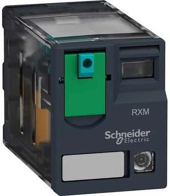 Schneider Electric Miniatur-Steckrelais 24VDC LED RXM4GB2BD