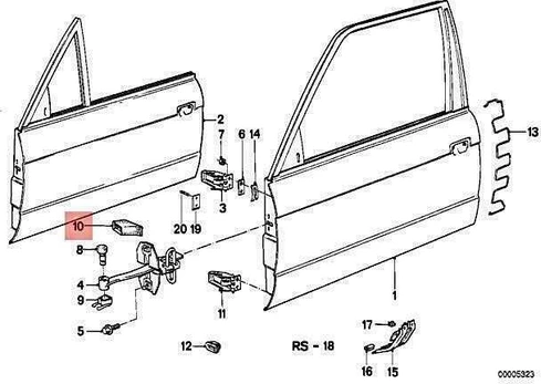 Bmw E30 Dichtung Originalus 51211911269