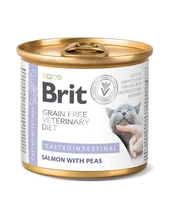 BRIT Veterinary Diet Gastrointestinal Salmon&amp;Pea katėms 200 g kaina