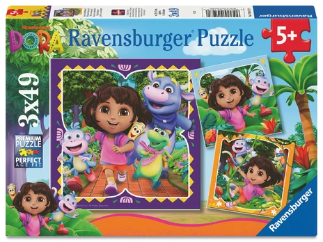 Ravensburger - Dora the Explorer 3x49p (12004197)