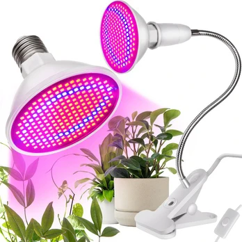 Malatec LED augalų auginimo lempa, 200 LED, E27
