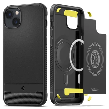 „Spigen Rugged Armor Mag“ dėklas su „MagSafe“, skirtas „iPhone 14 Plus“ – matinis Judas