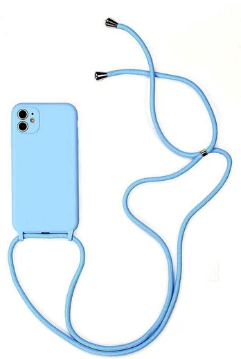 Topt STRAP silikoninis dėklas skirtas Apple iPhone 11 Pro Light mėlynas