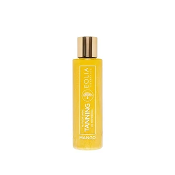 Įdegio aliejus su platininiu blizgesiu Eolia Mango, 150 ml