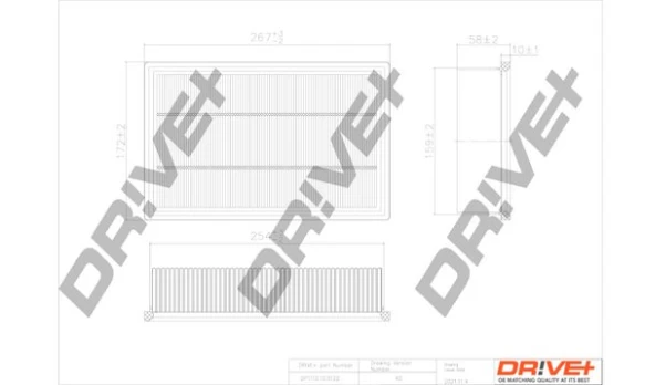 Oro filtras Dr!ve+ DP1110.10.0122