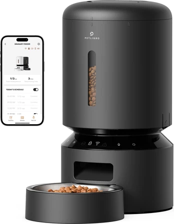 Petlibro - Granary WiFi Feeder - Black - 5-liter