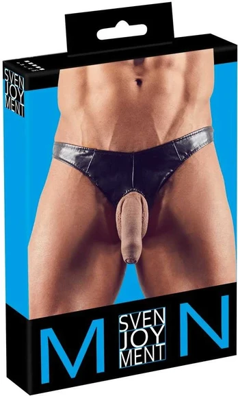 Svenjoyment Im. Leather men´s String  2XL vyriški stringai