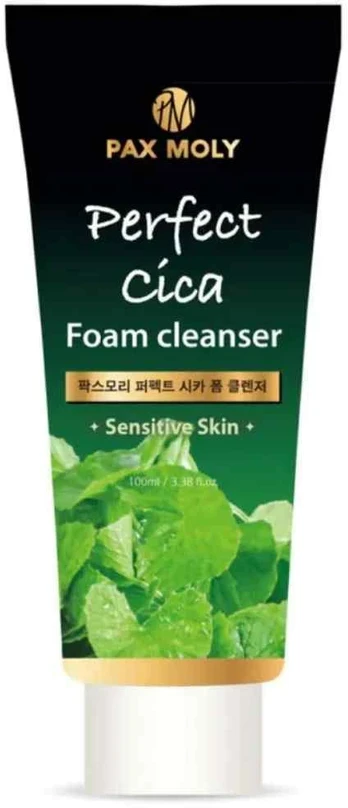 PaxMoly, Perfect Cica, Soothing & Calming & Cleansing, Cleansing Foam, 100 ml