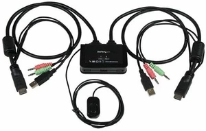 StarTech 2 PORT HDMI CABLE KVM SWITCH/IN