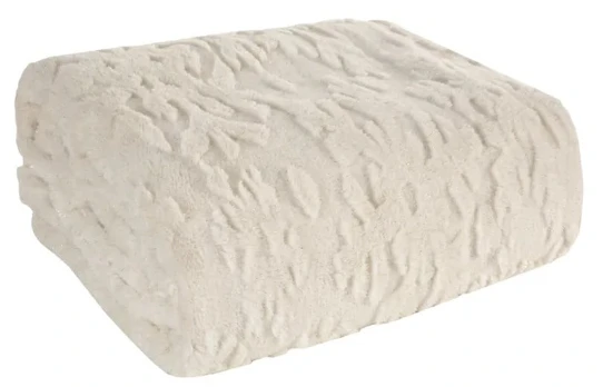 Pledas K175-01, baltas, 150 cm x 200 cm