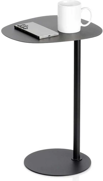Kavos staliukas Vilde 35x25x53 cm, juodas metalinis