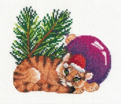 Tiger with a ball S1421