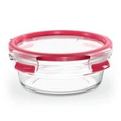 Emsa Clip&Close Glass Food Container 600 ml red