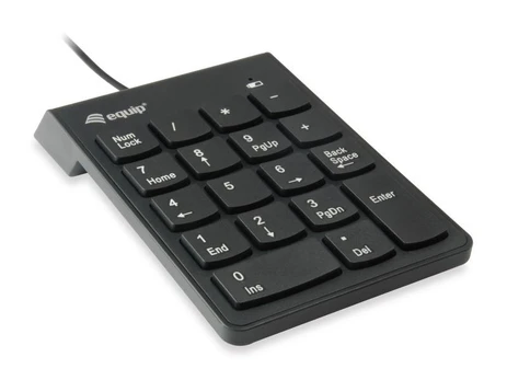 Klaviatūra Equip Kabelgebundene USB Nummernblock juodas