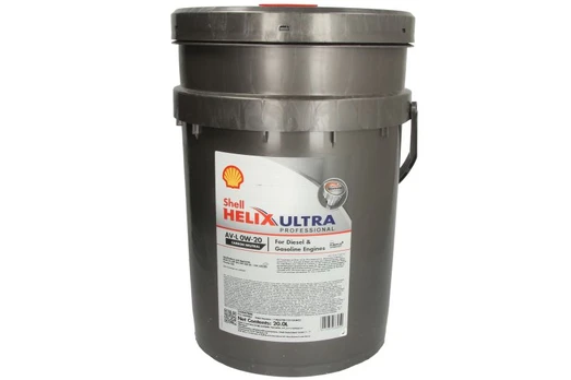 Variklių alyva SHELL Helix (20L) 0W20 HELIX U.AV-L 0W20 20L