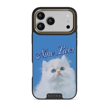 Nine Lives - iPhone 17 Pro Max Case, Elite Dark (MagSafe) / Gold