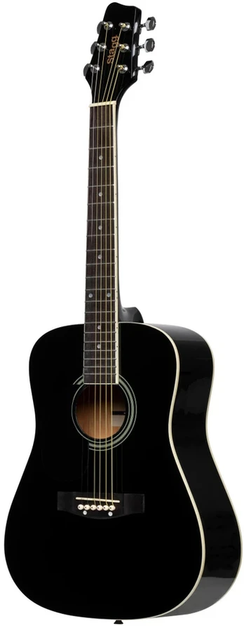 Akustinė gitara Stagg SA20D 3/4 BK kairiarankiams